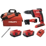Hilti SD 4500 A22 22V Cordless Drywall Screw Gun Kit with 4.0 Ah Batteries and Magazine thumbnail 1