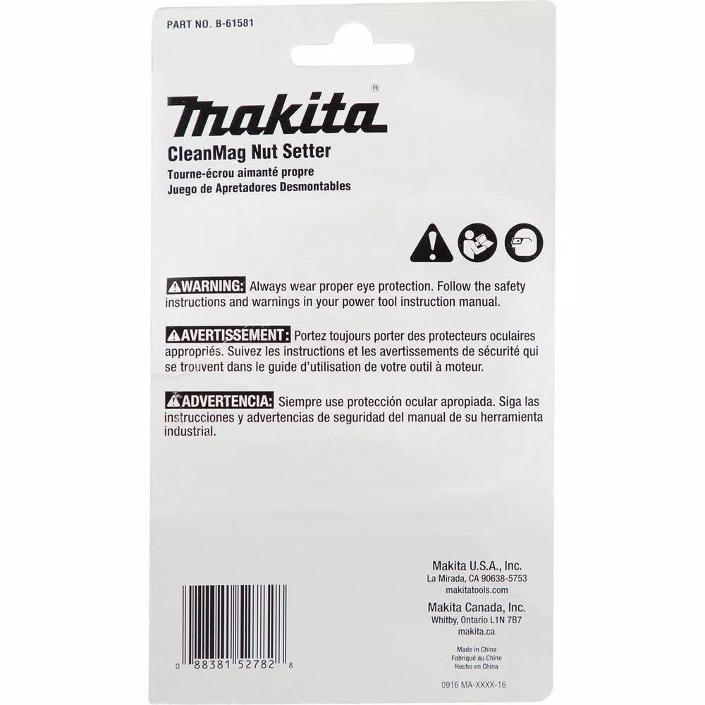Makita Impact GOLD Detachable Nut Setter Set, 3-Piece Hex Shank