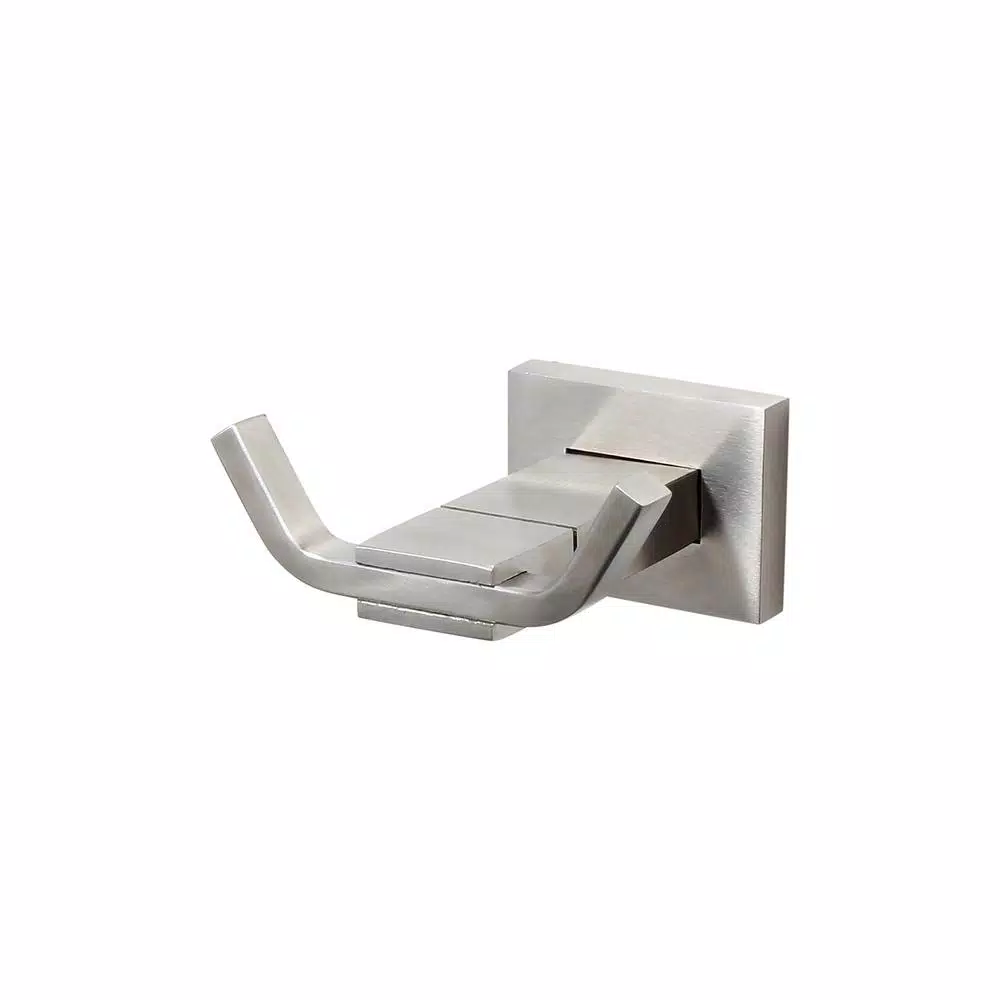 BOANN Double Robe Hook, Solid T304 Stainless Steel, Modern Wall Mounted Design