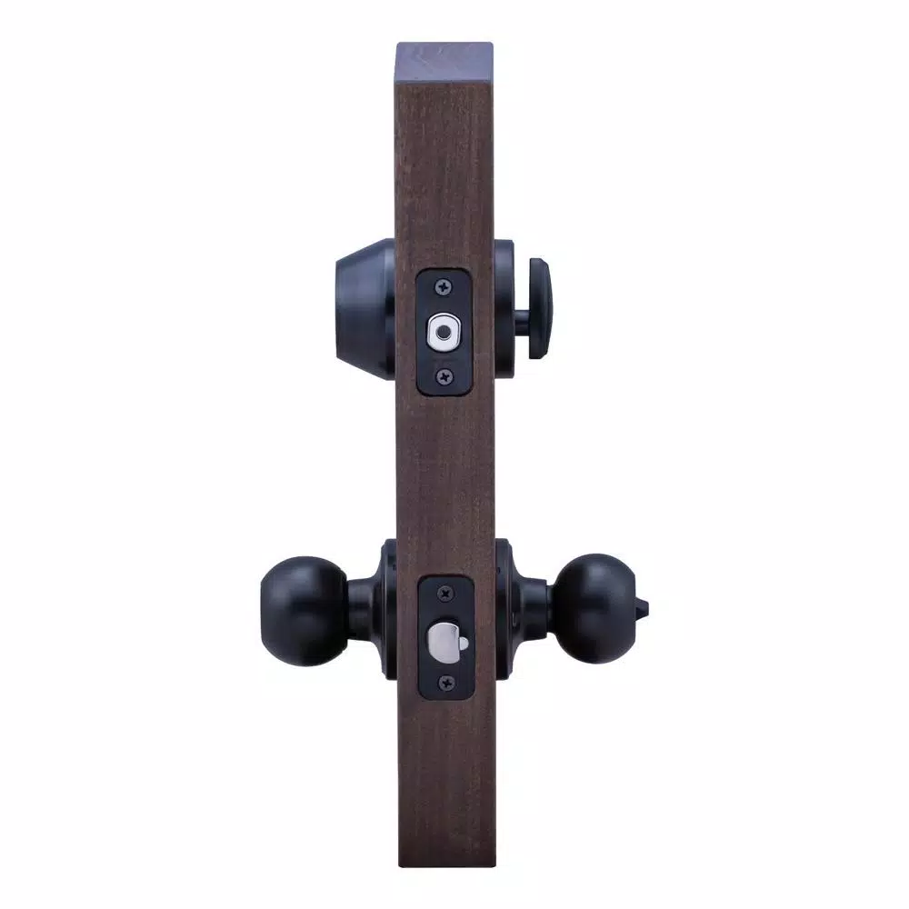 Copper Creek Tuscan Bronze Contemporary Entry Door Knob and Single Cylinder Deadbolt Combo Pack