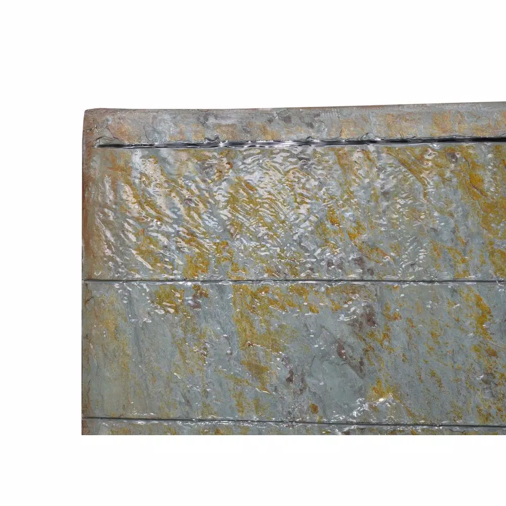 Kenroy Home Stream Resin and Slate Floor and Wall Water Fountain with LED Light