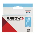 Arrow P22 5/16 in. Galvanized Steel Staples, 7/16 in. Crown, 5,050-Pack thumbnail 2