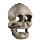 Everbilt Cast Iron Skull Bottle Opener - Black Wall Mounted Beverage Opener thumbnail 2