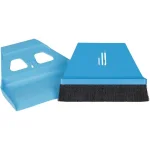 WISP miniWISP 6 in. Blue Whisk Broom and 7 in. Plastic Dustpan Set with Electrostatic Bristle Seal Technology thumbnail 1