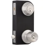 Toledo Fine Locks Single Cylinder Satin Nickel Entry Combo Set thumbnail 4