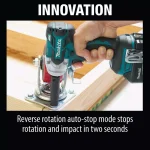 Makita 18V LXT Brushless 1/2 in. 3-Speed Impact Wrench Kit with Bonus LED Flashlight thumbnail 8