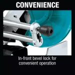 Makita 12 in. 15 Amp Dual-Bevel Sliding Compound Miter Saw with Laser & AF601 16-Gauge Finish Nailer Bundle thumbnail 12