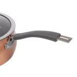 Epicurious 6 Qt. Hard-Anodized Aluminum Nonstick Saute Pan with Glass Lid, Copper thumbnail 6
