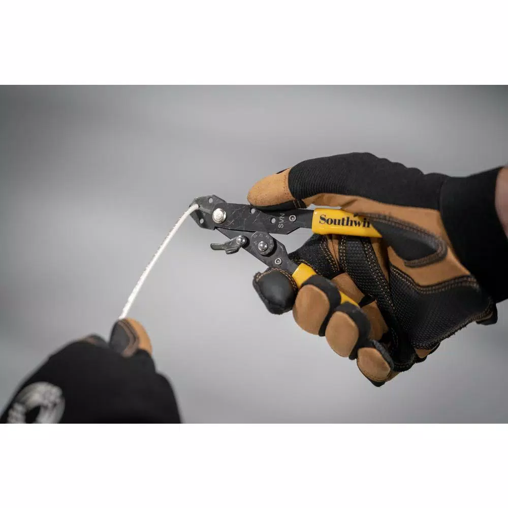 Southwire V-Notch Wire Stripper and Cutter, Multi-Position AWG Dial, 10-26 AWG