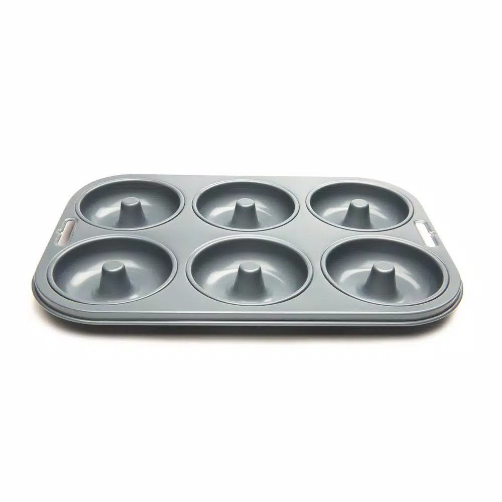 Fox Run Non-Stick 6-Cavity Donut Pan, Heavy Duty Carbon Steel