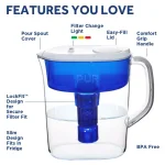 PUR Ultimate 11-Cup Water Pitcher with Lead Reduction Filter and CleanSensor LED thumbnail 6