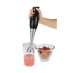 KALORIK 3-in-1 Black Stainless Steel Hand Mixer with Food Chopper, Whisk, and Mixing Cup thumbnail 6