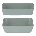 Mason Cash Classic 2-Piece Pistachio Stoneware Bakeware Set thumbnail 1