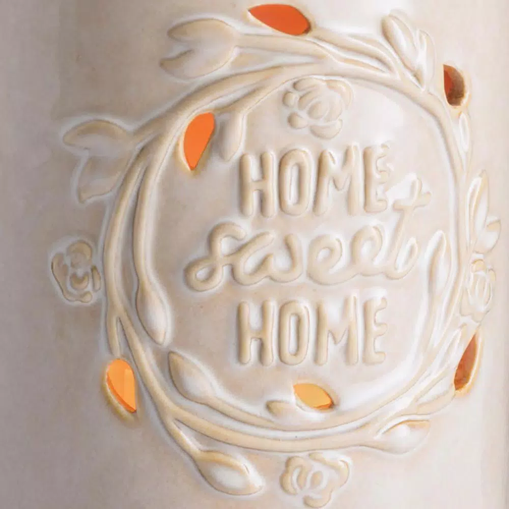 Airome Airom Home Sweet Home Ultrasonic Essential Oil Diffuser - 9.3 in Ceramic Farmhouse Decor