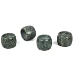 Creative Home Natural Green Marble Napkin Ring Holder Set, Set of 4 for Fine Dining and Weddings thumbnail 6