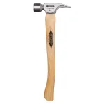 Stiletto TI14MC 14 oz. Titanium Milled Face Hammer with 18 in. Curved Hickory Handle thumbnail 1