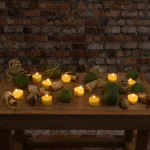 LUMABASE Citronella Scented Tealight Candles with Clear Holders, 30-Count, Yellow thumbnail 4