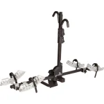 Swagman Chinook 2-Bike Hitch Rack with Key Lock Hook, Fits 1-1/4 in. and 2 in. Receivers, Black thumbnail 1