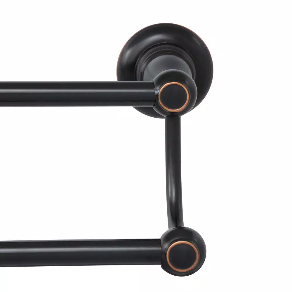 Delta Porter 24 in. Double Towel Bar, Oil Rubbed Bronze
