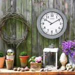 La Crosse Technology 18 in. Galvanized Metal Atomic Analog Wall Clock - Indoor/Outdoor Weather Resistant thumbnail 6