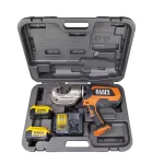 Klein Tools DeWALT 20V Cordless 12-Ton Battery-Operated Crimper Kit with Two 4 Ah Batteries, Charger, and Case thumbnail 6