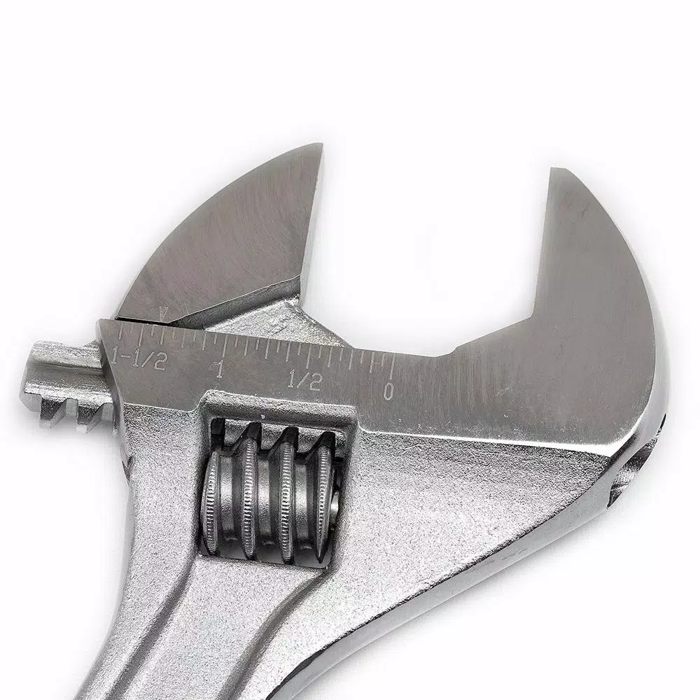 Crescent 12 in. Adjustable Wrench with Hex Jaw Design and Chrome Finish