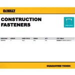 DEWALT 1 in. Insulated Electrical Staples, Electro-Galvanized Steel, 540 Count thumbnail 4