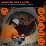 Johnson Electronic Self-Leveling Pipe Laser with OLED Display and Remote Control thumbnail 5