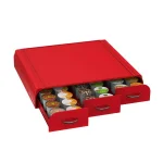 Mind Reader Anchor Red K-Cup Storage Drawer, 36-Capacity Single Serve Coffee Pod Organizer thumbnail 2