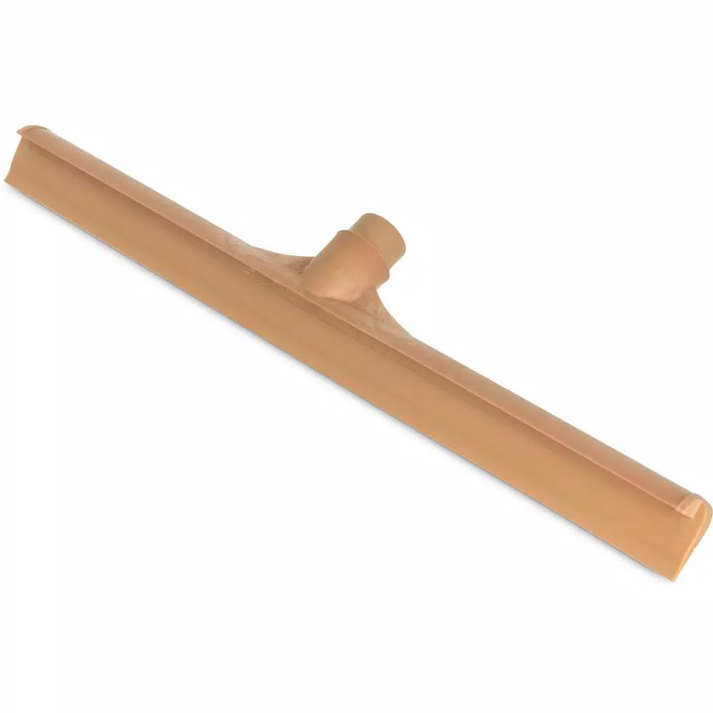 Carlisle 20 in. Tan Rubber Floor Squeegee, Single Blade, No Handle (6-Pack)