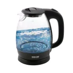 Better Chef 1.7L Cordless Electric Glass Tea Kettle with Blue LED Lights, 7.2 Cup Capacity thumbnail 1