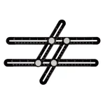POWERTEC Universal Angle Template Tool, 10 in. Aluminum Multi-Angle Ruler & Precision Stencil thumbnail 2