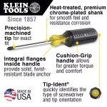 Klein Tools 7-Piece Assorted Screwdriver Set with Cushion Grip Handles thumbnail 2