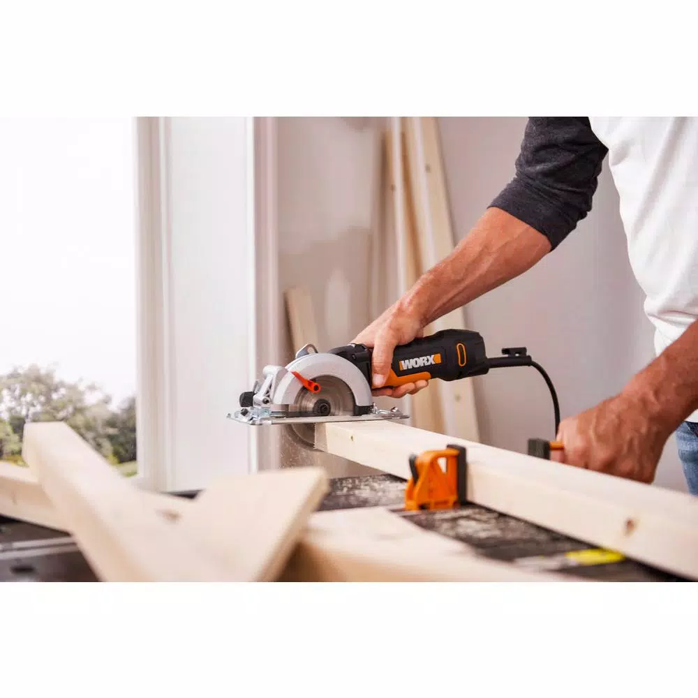 WorxSaw 4.5 Amp 4-1/2 in. Compact Corded Circular Saw