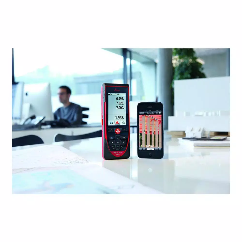 Leica Disto D810 Touch Laser Distance Meter with Tripod and Adapter