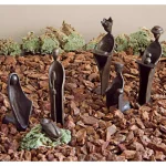 Danya B Nativity Set Cast Iron Sculptures, Family and Kings (Set of 7) thumbnail 3