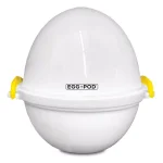 As Seen on TV Egg Pod 4-Egg Microwave Egg Cooker - Easy Peel Hard Boiled Egg Maker thumbnail 1