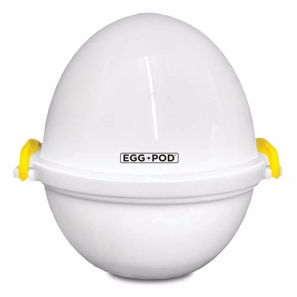 As Seen on TV Egg Pod 4-Egg Microwave Egg Cooker - Easy Peel Hard Boiled Egg Maker