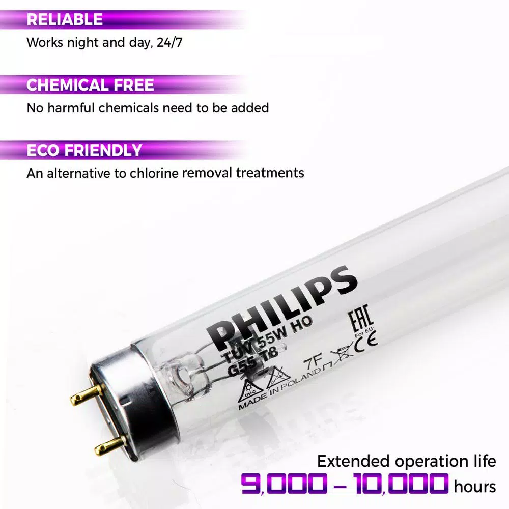 ISPRING Philips 55-Watt UV Replacement Lamp for iSpring UVF55 Whole House UV Water Filter System