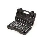 TEKTON 35-Piece 3/8 in. Drive 6-Point Socket and Ratchet Set (1/4 in. to 1 in.) thumbnail 2