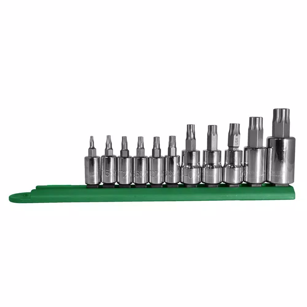 Mayhew 12-Piece Metric and SAE Hex Tamperproof Socket Bit Set