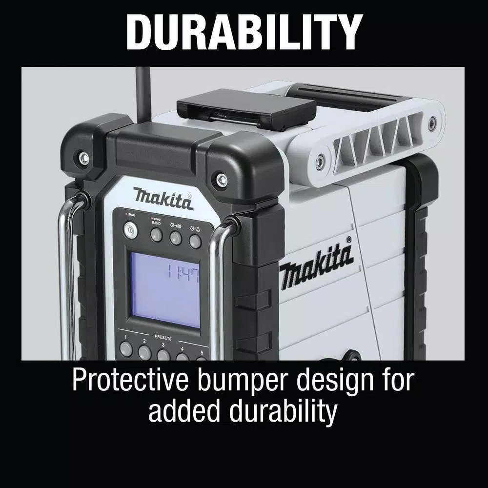 Makita 18V LXT Lithium-Ion Cordless Job Site Radio (Tool-Only) - XRM05W