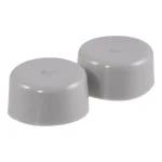 CURT 1.78" Bearing Protector Dust Covers, Gray Plastic (2-Pack) thumbnail 1