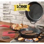 Lodge 7-Piece Seasoned Cast Iron Cookware Set with Griddle, Skillet, Grill Pan and Accessories thumbnail 4