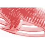 Unbranded Melon Fragrance Anti-Splash Red Urinal Screen (10 per Box) thumbnail 3