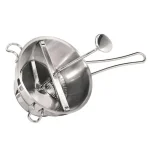 GEFU Stainless Steel Food Mill with 2 Interchangeable Discs and Scraper, 2 Qt. thumbnail 4