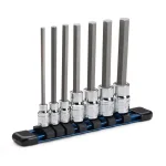 Capri Tools Metric Long Hex Bit Socket Set, 7-Piece S2 Steel thumbnail 1