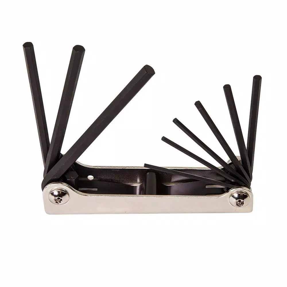 Klein Tools 9-Piece Folding Hex-Key Set, SAE Inch Sizes