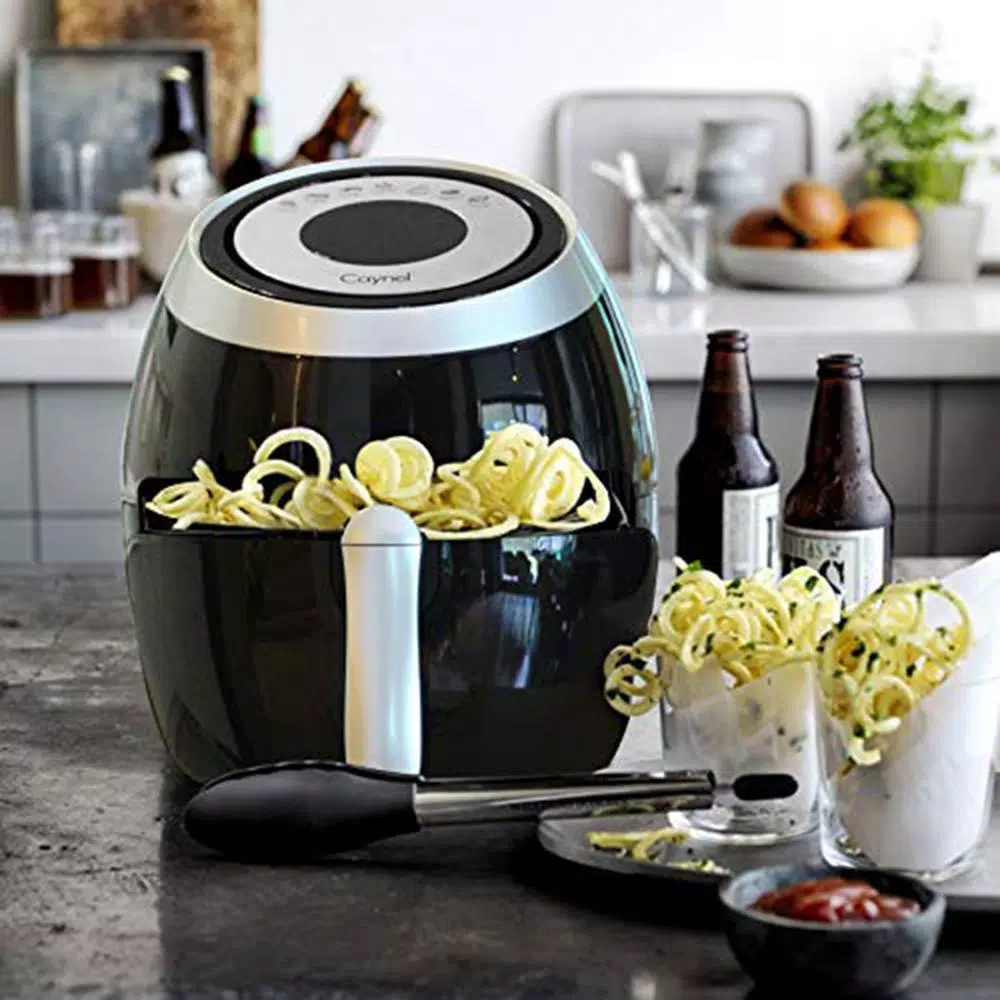 Boyel Living 4.2 Qt. Digital Air Fryer, 1500W XL Touchscreen Air Fryer with 7-in-1 Presets, Black