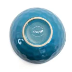 Elama Sea Glass 16-Piece Turquoise Stoneware Dinnerware Set, Service for 4 thumbnail 3